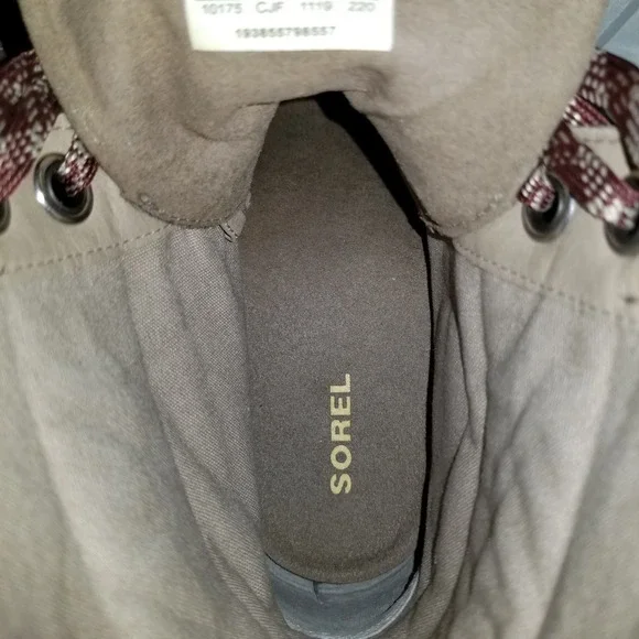 Sorel Lexie Wedge Khaki Boot - Women's Size 8 - Picture 6 of 7